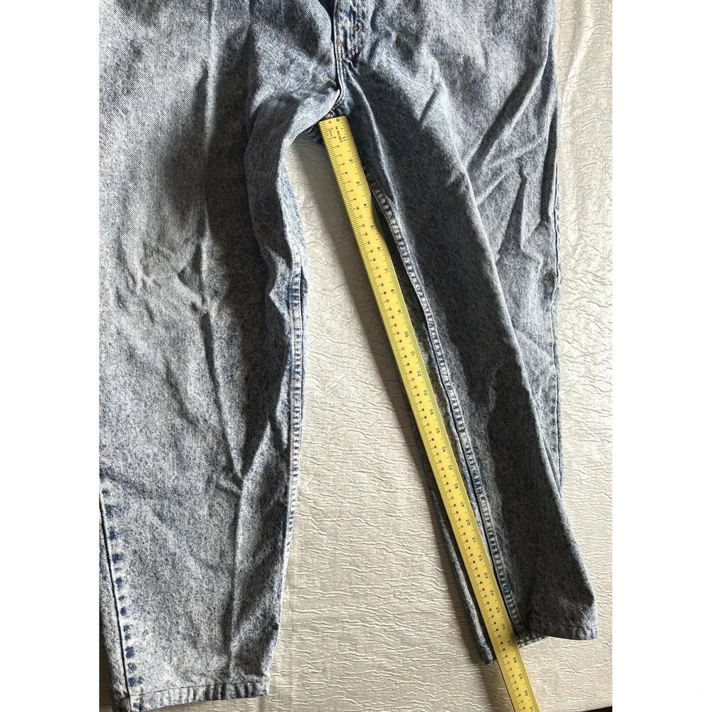 Vtg Mens Levis 550 Acid Wash Blue Jeans Denim W38 L30 TRUE 36 X 27.5